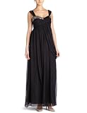 ABS Allen Schwartz Women's Chiffon Draped Gown
