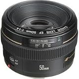 Canon EF 50mm f/1.4 USM Standard & Medium Telephoto Lens for Canon SLR Cameras