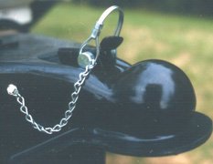 JR Products 01174 Small Coupler Lock Pin with Pin Saver