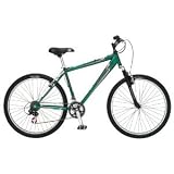 Schwinn High Timber Men's Mountain Bike (26-Inch Wheels, Matte Green)