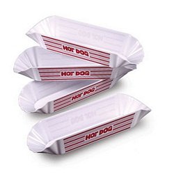 PICNIC HOT DOG HOLDER, SET OF 4