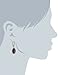 Amazon Collection Sterling Silver and Oval Gemstone Earrings