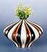 Screven Multicolor Ribbed Vase (Ceramic)