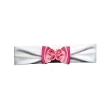Fabric Headband with Crochet Butterfly Bow
