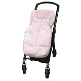 Tuc Tuc Pink Stroller's Bunting Bag, Universal Footmuff Snugle Bag. Moons and Stars Collection.