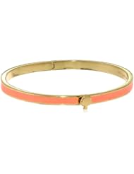 kate spade new york "Spade Bangles" Thin Hinge Coral Bracelet, 2.25"