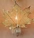 Real Sugar Maple Leaf in 24K Gold Night Light