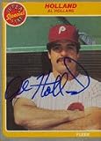 Al Holland, Philadelphia Phillies Autographed Card