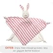 giggle Better Basics Striped Blanket Friend (Organic Cotton) (Pink)