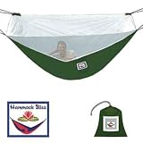 Mosquito Free Hammock Bliss - Portable Bug Free Hammock - 100 Rope Per Side Included - Ideal For Camping, Backpacking, Kayaking & Travel