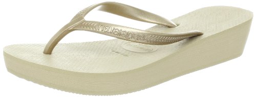 ##Havaianas Women's High Light Flip Flop,Sand Grey/Light Golden,38 BR/8 M US 31EoIPvI%2BGL