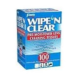 Flents Wipe N Clear Pre-moistened Lens Cleansing Tissues - 100 ea