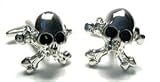 Skull & Cross Bones Cufflinks W/Gift Box!