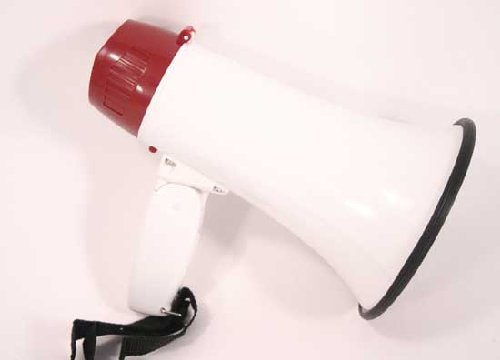 10W Megaphone / Bullhorn Music & Speaker Mic. -BULLHORN