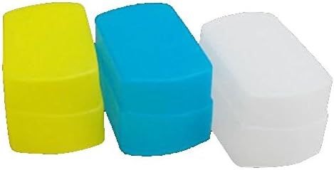 niceeshop(TM) Universal Flash Diffuser Box for Canon 580EX YN560 YONGNUO 580 EX/EX II (White Yellow Blue)