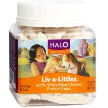 HALO Pets Liv-a-Littles Chicken Treats 2.25oz( Four Pack)