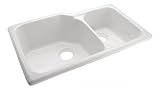 Barclay KS840 33'' Double Bowl Fireclay Drop In Sink