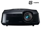 Home cinema projectors -HC4000 Video Projector - black HC-4000 ( The Mitsubishi HC4000 features a DLP chip to provide smoother images with better overallblacks, whites and colour reproduction. The HC 4000'sfixed iris enhances brightness and contrast (1300 lumens ANSI and 3600:1),making high definition images clear and easy to view even in a living roomduring the day with the curtains or blinds closed. The HD zoom lens boostsfocusing performances, while built-in Color Management and a 6-segm