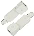 Cal Lighting HT-305-WH Frosted White A Pair Live End with Conduit Fitter with Reverse...