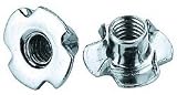 4 Prong T Nut 5/16"-18 x 5/8" (Tee Nut) Qty: 100 Zinc Plated