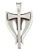 BICO AUSTRALIA JEWELRY (BCR11) GABRIEL - GUARDIANSHIP - Comes with a Generic 18 inch (to 20in) Adjustable 4mm Black Rubber Necklace.