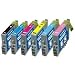 1 Set of 6 Compatible Ink Cartridges for Epson Stylus Photo R200 ink R220 R300 R300M R320 RX300 RX500 RX600 RX620 R340 RX320 Cartridge Codes T0481 T0482 T0483 T0484 T0485 T0486 Supplied by PCArena