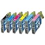 1 Set of 6 Compatible Ink Cartridges for Epson Stylus Photo R200 ink R220 R300 R300M R320 RX300 RX500 RX600 RX620 R340 RX320 Cartridge Codes T0481 T0482 T0483 T0484 T0485 T0486 Supplied by PCArena