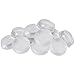 Supply Guru Furniture Pads Self Stick Bumpers Variety of Sizes Assortment, Round & Square, 120 Pieces, Clear - Foam