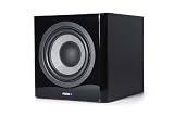 Fostex PM-SUBn 200mm aktiver Langhub-Woofer mit Papiermembran, 68W Verst&auml;rkermodul, in Klavierlack-Optik