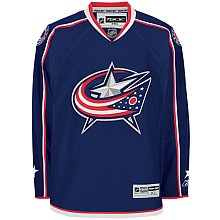 NHL Men's Columbus Blue Jackets Reebok Edge Premier Team Jersey - 7185H5A5Hpjcbj (Navy, XXXX-Large)