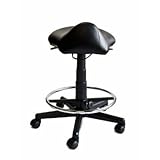 Saddle Stool with Foot Rest Ring