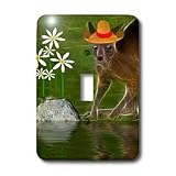 SmudgeArt Kangaroo Designs - Kenny Kangaroo B - Light Switch Covers - single toggle switch