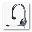 Labtec 980239-0403 Mono 341 Headset with Microphone