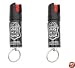 2 Police Magnum OC-17 Keychain Red Pepper Mace Spray w/ UV Dye - 1/2oz Hard Cases
