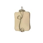 Dolomite Pendant 10 Wire Wrap Silver Swirl White Stone Rectangle 2.1