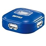 obt@[RNTvC BUFFALO USB2.0Hub oXp[ 4|[g }|[g u[ BHB4U214BLA