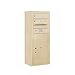 Salsbury Industries 3810S-02SFU Surface Mounted Horizontal 4C Mailbox, Sandstone