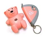 Mommy I'm Here CL-103-AS2TWB Teddy Bear Remote Child Locator, 2-Pack, One Pink and One Brown