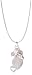 Silver Ladies P3109 Rose Quartz Heart with Pink Pearl and Mother of Pearl Pendant