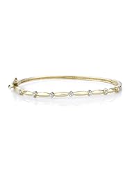 14k YELLOW GOLD WOMENS BRACELET LB-960 DIAMOND 0.25CT TW