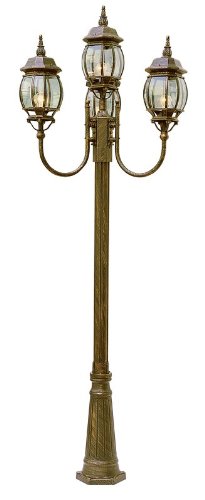 Four Light Post Lantern Finish: Black