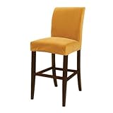 BUTTERNUT GOLD VELVET SLIP OVER FOR A COUNTER STOOL OR BAR STOOL BY POWELL