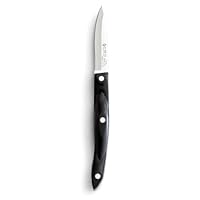 Model 1720 CUTCO Paring Knives with 2.9' Straight Edge blades and 4.9' Classic Dark Brown 'Diamond' handles.