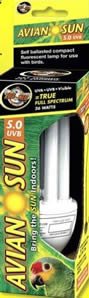 Zoo Med AS-C5 Avian Sun 5.0 Compact Florescent Bulb