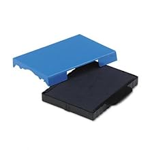 U. S. Stamp & Sign Trodat T4727 Dater Replacement Pad, 1.625 Inches Width x 2.5 Inches Depth, Red/Blue (P4727BR)