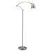 Adesso 5086-22 Graham Floor Lamp, Satin Steel Finish