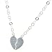 Sterling Silver broken heart necklace