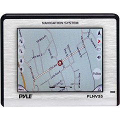 PYLE PLNV35 3.5-Inch Touch Screen Universal Portable GPS Navigation with USA/Canada Mexico Maps