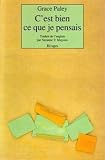 Cest bien ce que je pensais (French Edition)