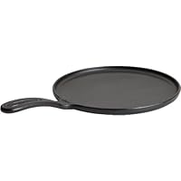 T-fal E9421364 Oven Safe Cast Iron 10-Inch Griddle Dishwasher Safe Cookware, Black
